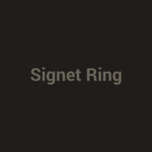 Signet Ring, Brass