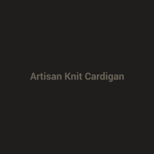 Artisan Knit Cardigan
