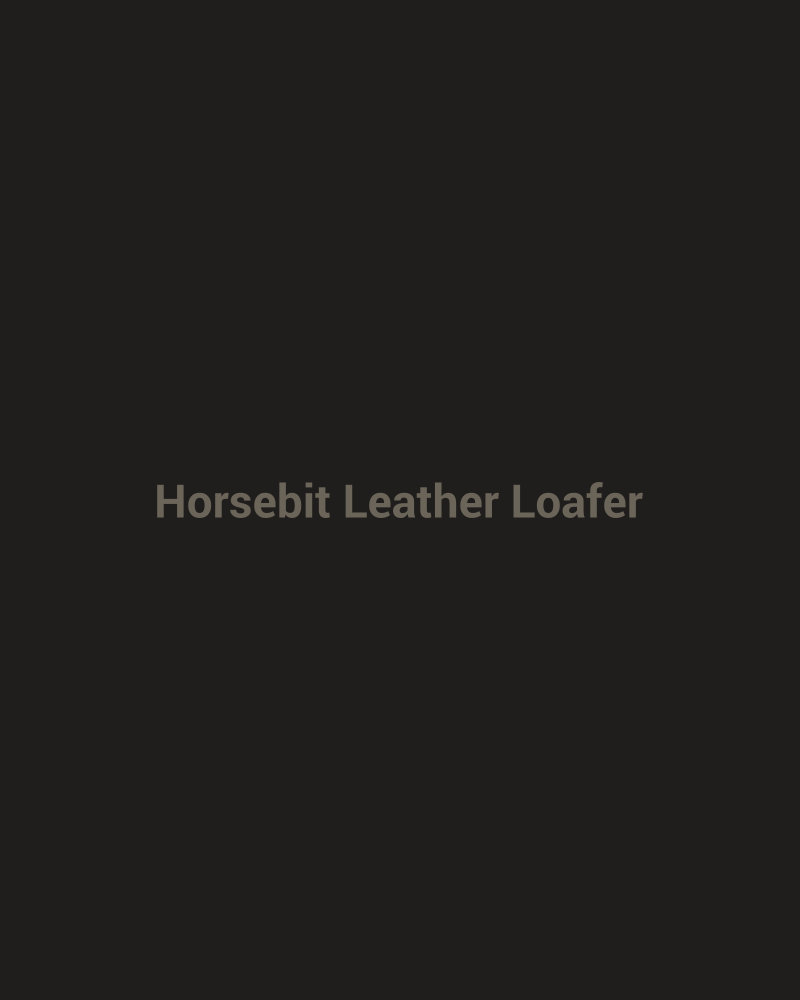Horsebit Leather Loafer