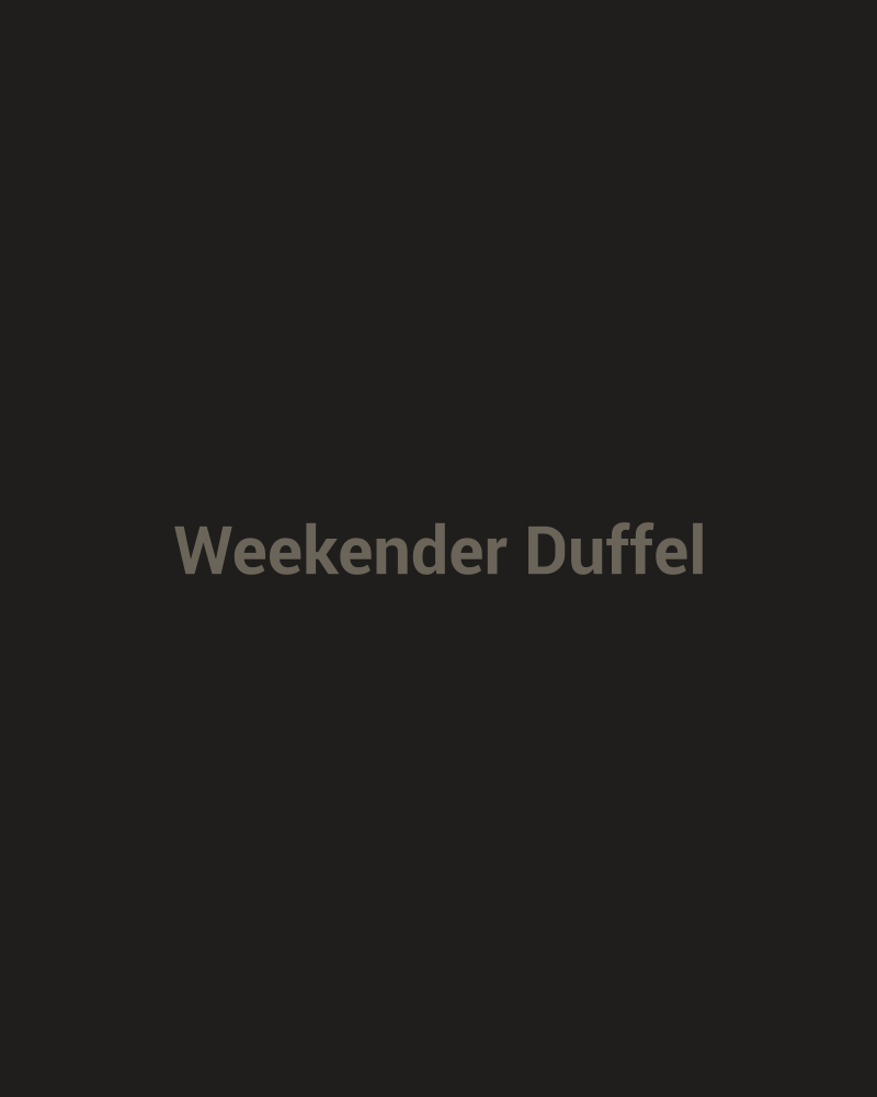 Weekender Duffel