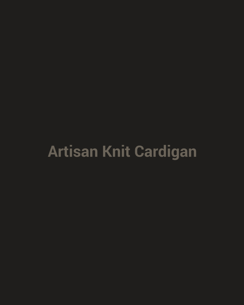 Artisan Knit Cardigan